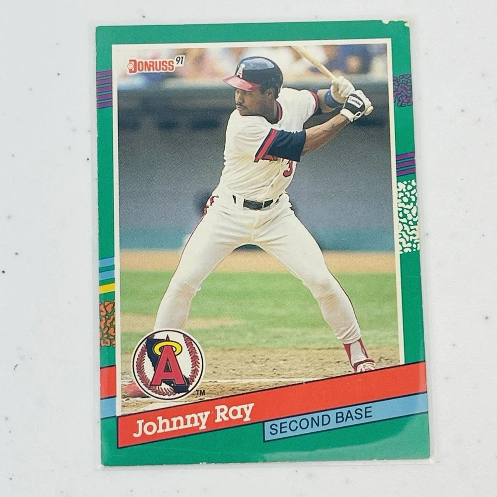 1991 Donruss Baseball Card 622 Johnny Ray Angels Trading Card